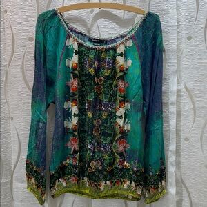 Desigual Multicolor Floral Blouse